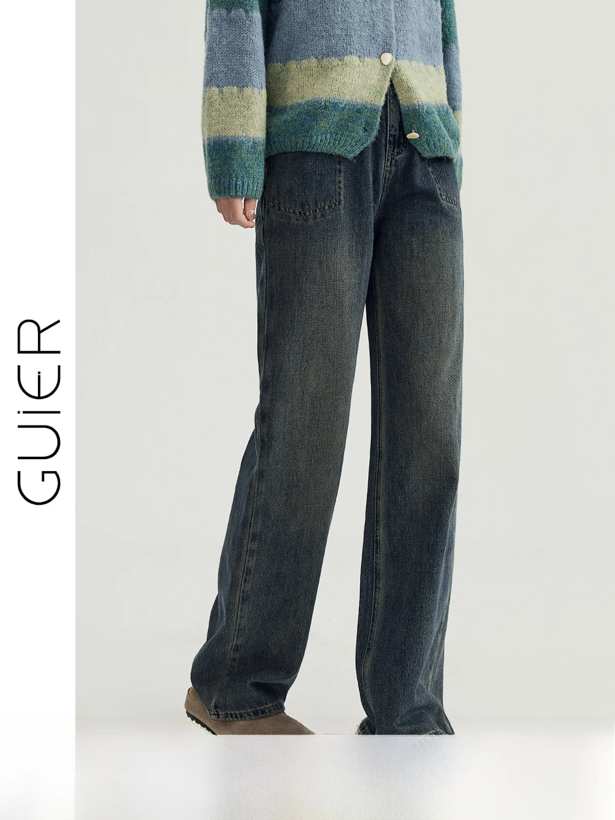 Широкие джинсы с высокой талией, женские свободные джинсы прямого кроя для похудения, весна 2025, новые джинсовые брюки с талией в стиле ретро
Широкие джинсы с высокой талией, женские свободные джинсы прямого кроя для похудения, весна 2025, новые джинсовые брюки с талией в стиле ретро