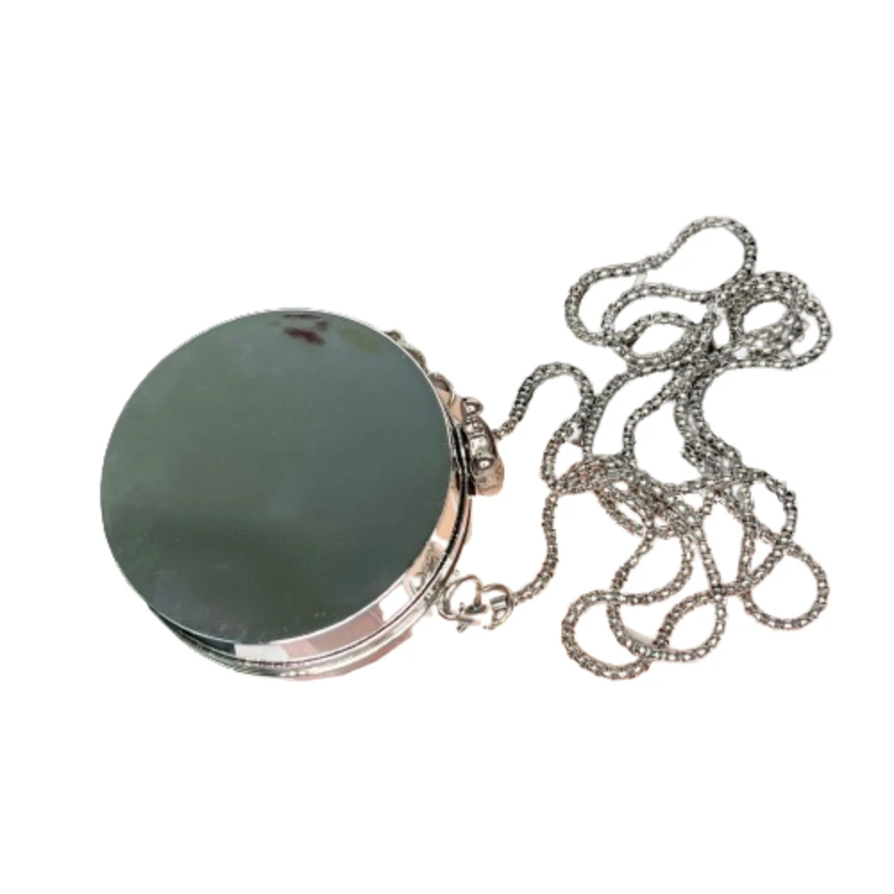 Small Wallet Korean Style Round Crossbody Bags Gold/Silver Elegant Mini Banquet Chain Bag Shinny Luxury Women Purse Daily
Small Wallet Korean Style Round Crossbody Bags Gold/Silver Elegant Mini Banquet Chain Bag Shinny Luxury Women Purse Daily