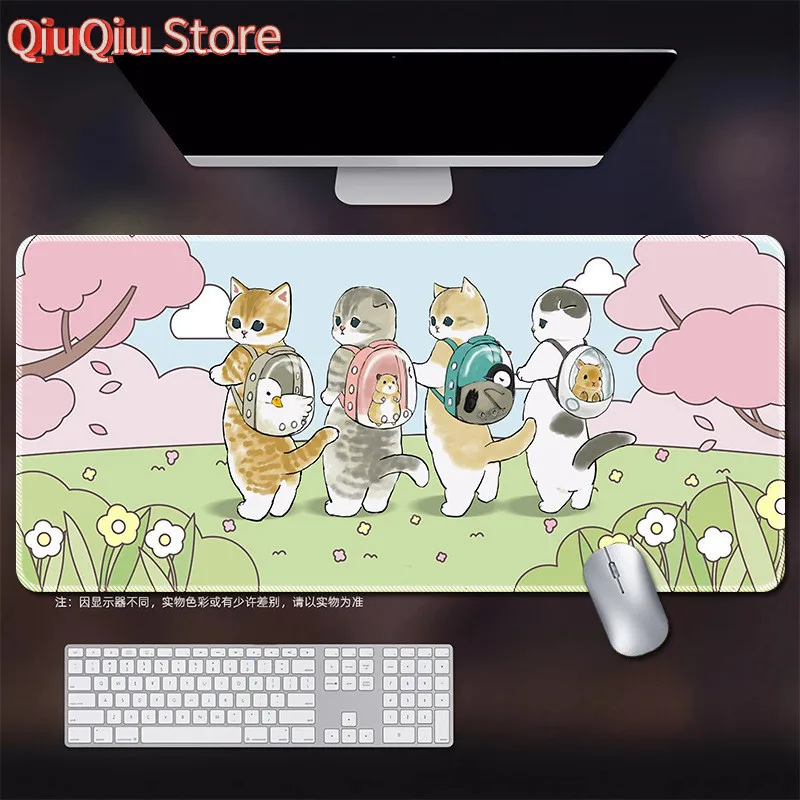 Cat Mouse Pad Cute Cartoon Large Keyboard Pads Kawaii Anime Mouse Mat Computer Office Rubber Desktop Rug
Cat Mouse Pad Cute Cartoon Large Keyboard Pads Kawaii Anime Mouse Mat Computer Office Rubber Desktop Rug