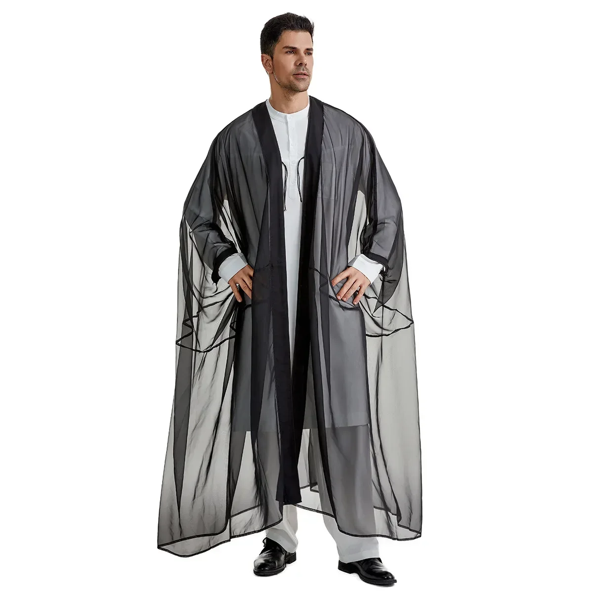 Musulmane Hombre Ramadan Abayas for Prayer Clothes Men Kebaya Open Muslim Kimono Abaya Turkey Arabic Islam Djellaba Homme Robe
Musulmane Hombre Ramadan Abayas for Prayer Clothes Men Kebaya Open Muslim Kimono Abaya Turkey Arabic Islam Djellaba Homme Robe