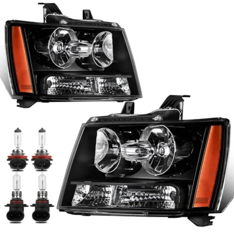Фара в сборе, совместимая с Chevrolet Tahoe Suburban 1500 2007-2014 гг. и Chevrolet Avalanche Suburban 2500 2007-2013 гг., с лампой Bl
Фара в сборе, совместимая с Chevrolet Tahoe Suburban 1500 2007-2014 гг. и Chevrolet Avalanche Suburban 2500 2007-2013 гг., с лампой Bl