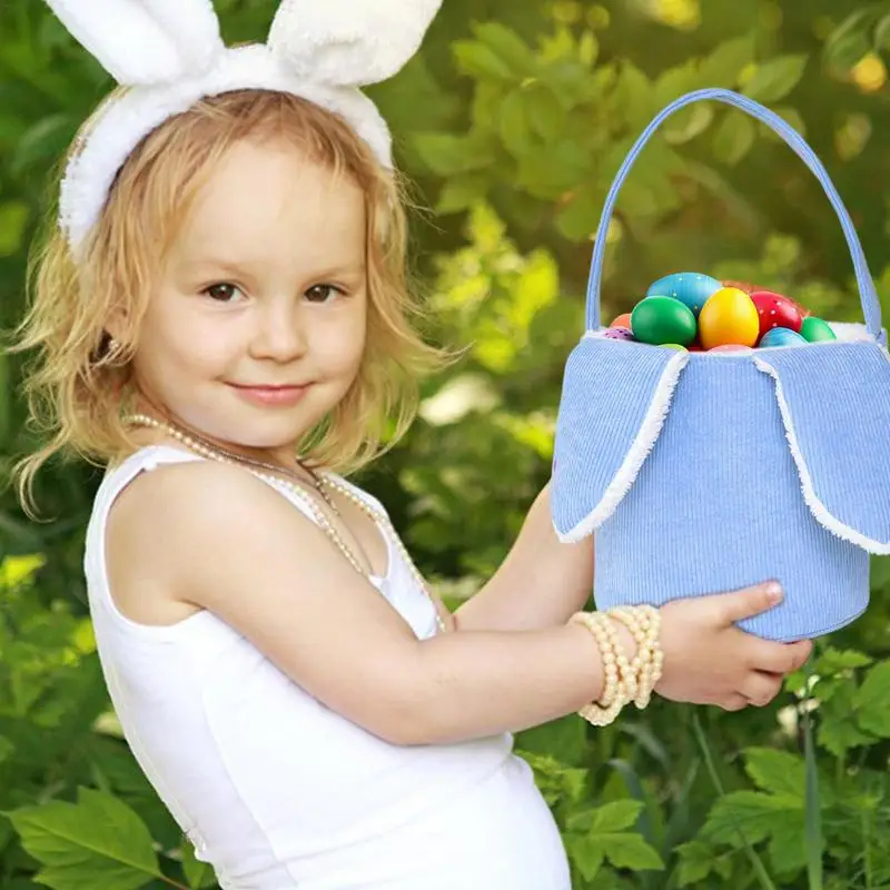 Long Ear Easter Buckets Bunny Plush Egg Hunt Basket Bags Cute Decorations Candy Storage With Rabbit Ears For Eggs Hunting
Long Ear Easter Buckets Bunny Plush Egg Hunt Basket Bags Cute Decorations Candy Storage With Rabbit Ears For Eggs Hunting