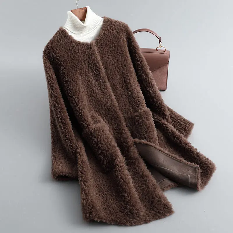 2026 Long Faux Fur Coat Women's Long Lamb Wool Imitation Fur Integrated Coat Winter Jacket Thick Coat Warm Overcoat
2026 Long Faux Fur Coat Women's Long Lamb Wool Imitation Fur Integrated Coat Winter Jacket Thick Coat Warm Overcoat