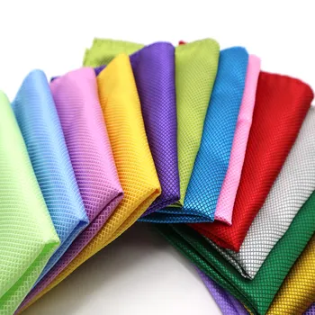 럭셔리 남성용 격자 무늬 손수건, 단색 Hankies 폴리에스터 Hanky 비즈니스 포켓 사각 가슴 수건, 21*21cm