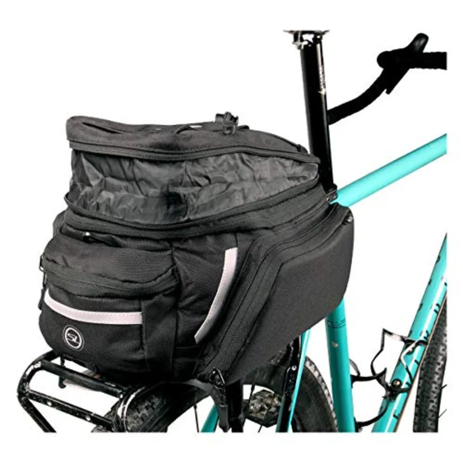 RackPack Medium w/Pannier Bag for urban commuting, durable nylon, black, waterproof and modular attachment system
RackPack Medium w/Pannier Bag for urban commuting, durable nylon, black, waterproof and modular attachment system