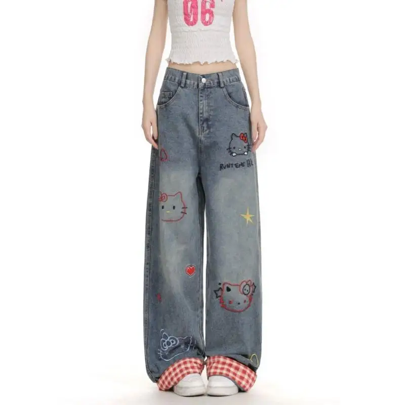 Sanrios Jeans New Style Fashion Girl Ins Loose Comfortable Floor Mopping Pants Hot Sale Student Street Style Sweet
Sanrios Jeans New Style Fashion Girl Ins Loose Comfortable Floor Mopping Pants Hot Sale Student Street Style Sweet