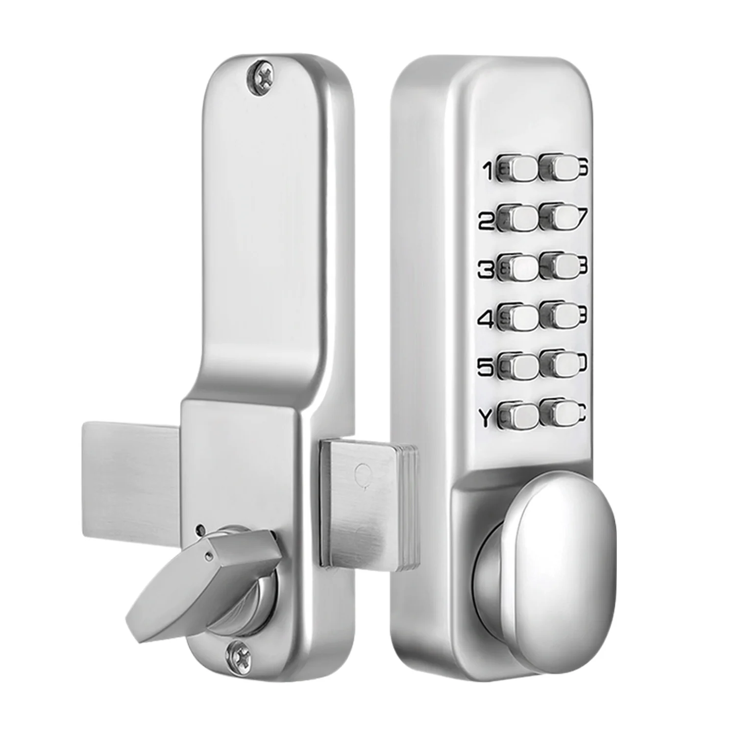Outdoor Waterproof Rustproof Mechanical Combination Lock for Iron Gate Fence Door Old Style Bolt Lock for Indoor Wooden Door
Outdoor Waterproof Rustproof Mechanical Combination Lock for Iron Gate Fence Door Old Style Bolt Lock for Indoor Wooden Door