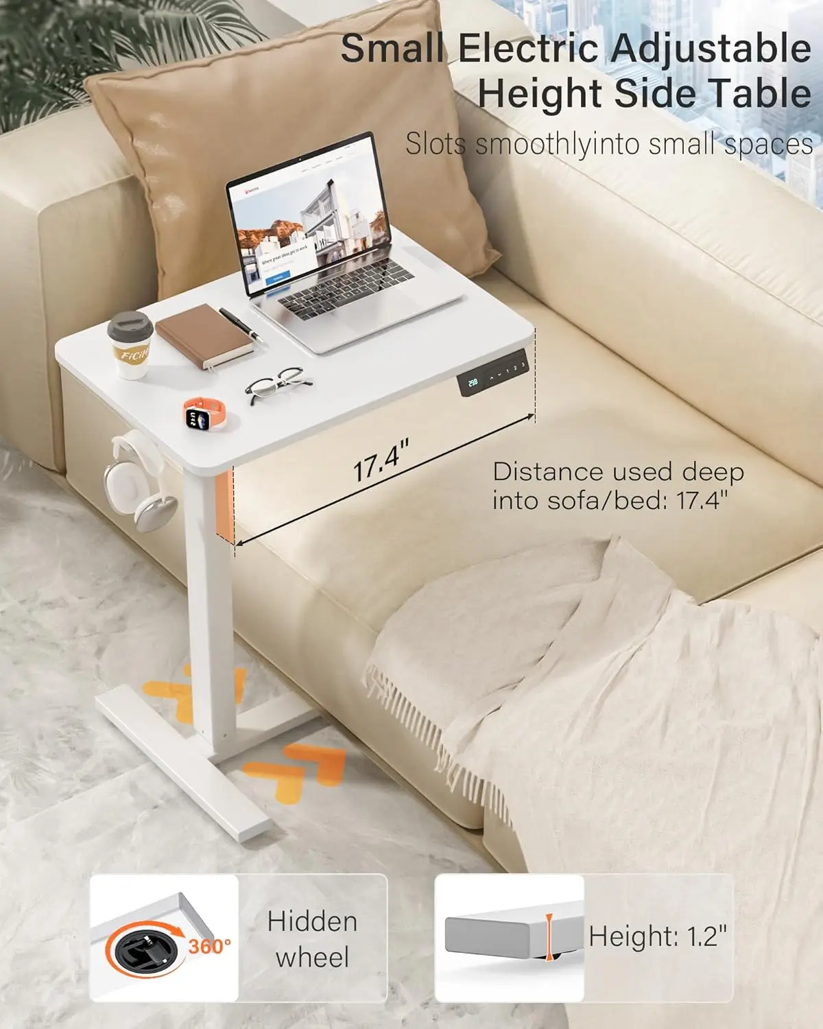 New Mobile Standing Desk with Wheels -Electric Height Adjustable Small Movable Laptop Desk,Portable Rolling Computer Workstation
New Mobile Standing Desk with Wheels -Electric Height Adjustable Small Movable Laptop Desk,Portable Rolling Computer Workstation