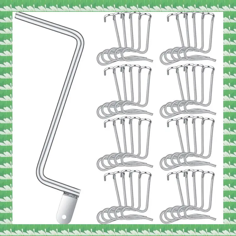 ONCE Fence Wire Tightener Tool With 1 Tighteners Handle Fence Wire Tensioner Steel Fence Stretcher Tool 31 Pieces
ONCE Fence Wire Tightener Tool With 1 Tighteners Handle Fence Wire Tensioner Steel Fence Stretcher Tool 31 Pieces