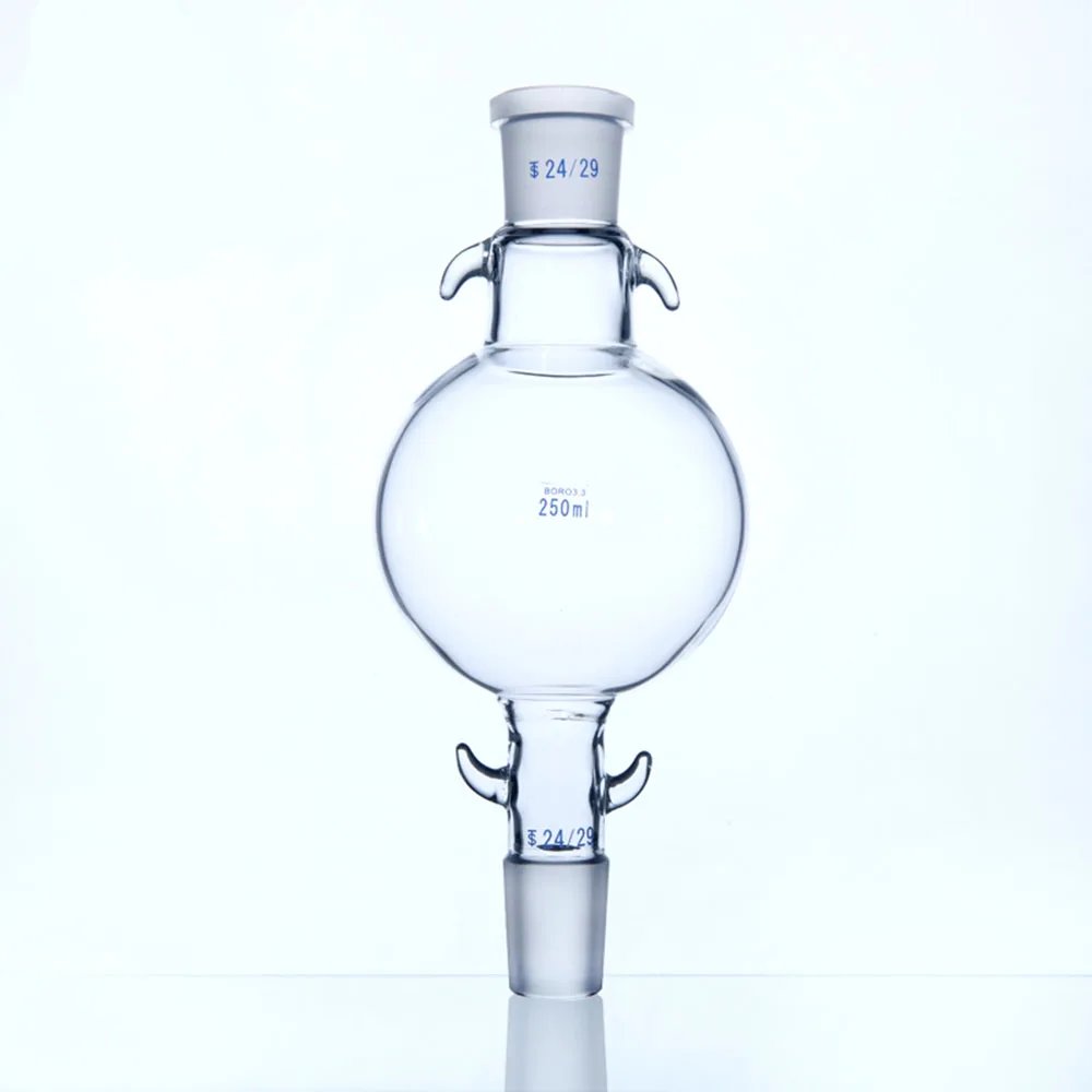 250mL Liquid Storage Ball Chromatography Reservoir Flask 24/29 Ground - In Mouth Borosilicate 3.3 Glass Chemistry Labware
250mL Liquid Storage Ball Chromatography Reservoir Flask 24/29 Ground - In Mouth Borosilicate 3.3 Glass Chemistry Labware