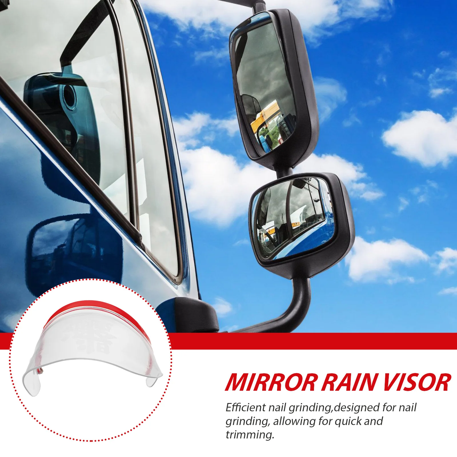 1 Pair Rearview Mirror Rain Eyebrow Plastic Truck Side Mirror Guard Clear Rain Visor Cover Stickers Prevent Water
1 Pair Rearview Mirror Rain Eyebrow Plastic Truck Side Mirror Guard Clear Rain Visor Cover Stickers Prevent Water