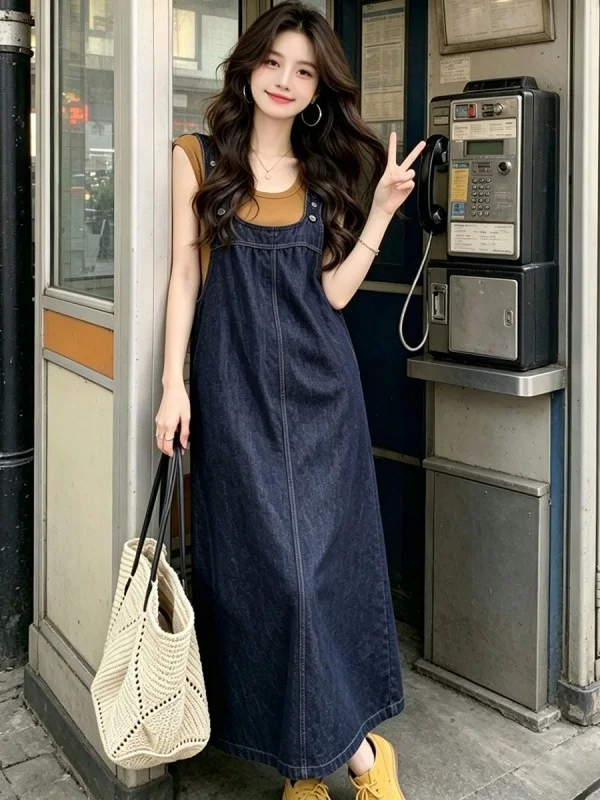 Retro Anti-Aging Fashion Set Women's Summer New Loose Versatile Strap Dress Inner Wear Slim Fit Top High Waist Midi Skirt
Retro Anti-Aging Fashion Set Women's Summer New Loose Versatile Strap Dress Inner Wear Slim Fit Top High Waist Midi Skirt