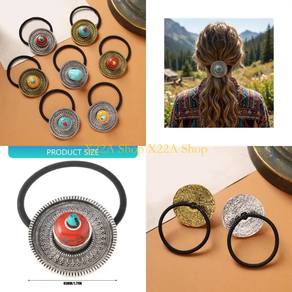 Unique Tribal Hair Elastic Turquoise Soft Stretch Band Comfortable Wear for Long Hair Accessory
Unique Tribal Hair Elastic Turquoise Soft Stretch Band Comfortable Wear for Long Hair Accessory