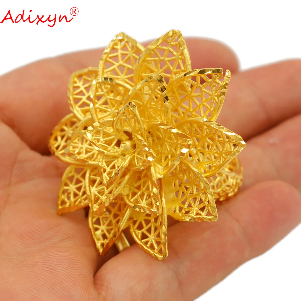 Adixyn(A-E) Дубай дизайн 24k золотой цвет/медные индийские свадебные кольца для женщин Африканские свадебные Кольца Ювелирные изделия Подарки N06061
Adixyn(A-E) Дубай дизайн 24k золотой цвет/медные индийские свадебные кольца для женщин Африканские свадебные Кольца Ювелирные изделия Подарки N06061
