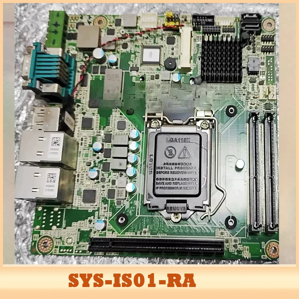 19A1IS0111-01 REV.A1 Industrial Control Motherboard SYS-IS01-RA
19A1IS0111-01 REV.A1 Industrial Control Motherboard SYS-IS01-RA