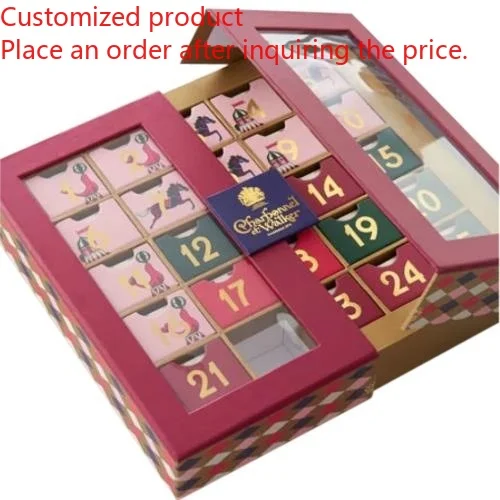 Customized queryExquisite Factory Low MOQ Countdown Calendar Packaging Box for Christmas Chocolate Gifts or Blind Boxes for Birt
Customized queryExquisite Factory Low MOQ Countdown Calendar Packaging Box for Christmas Chocolate Gifts or Blind Boxes for Birt