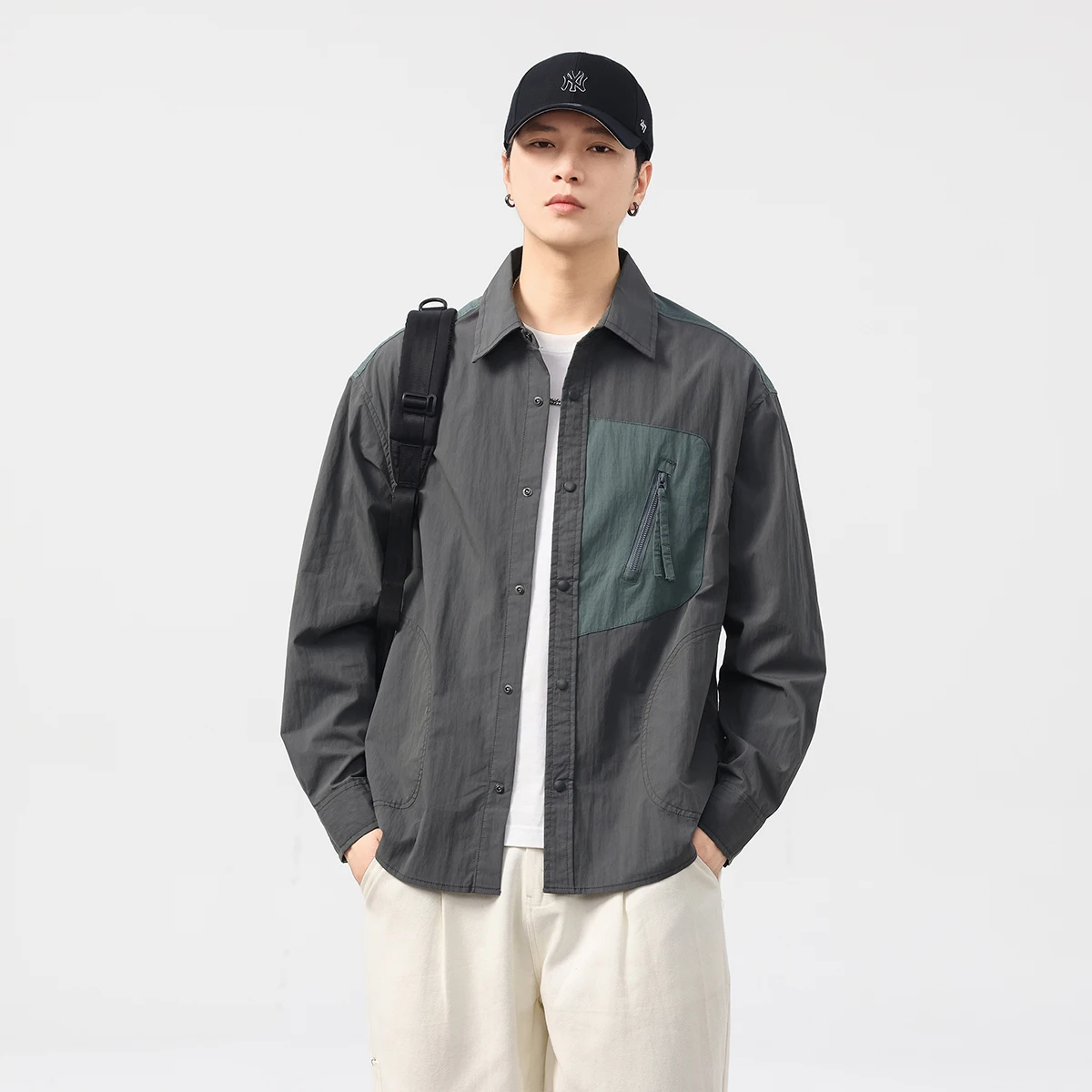 Осенняя модная мужская рубашка Cityboy премиум-класса 2025 года — негабаритная повседневная куртка свободного покроя с длинными рукавами, молодежная одежда больших размеров 4XL
Осенняя модная мужская рубашка Cityboy премиум-класса 2025 года — негабаритная повседневная куртка свободного покроя с длинными рукавами, молодежная одежда больших размеров 4XL