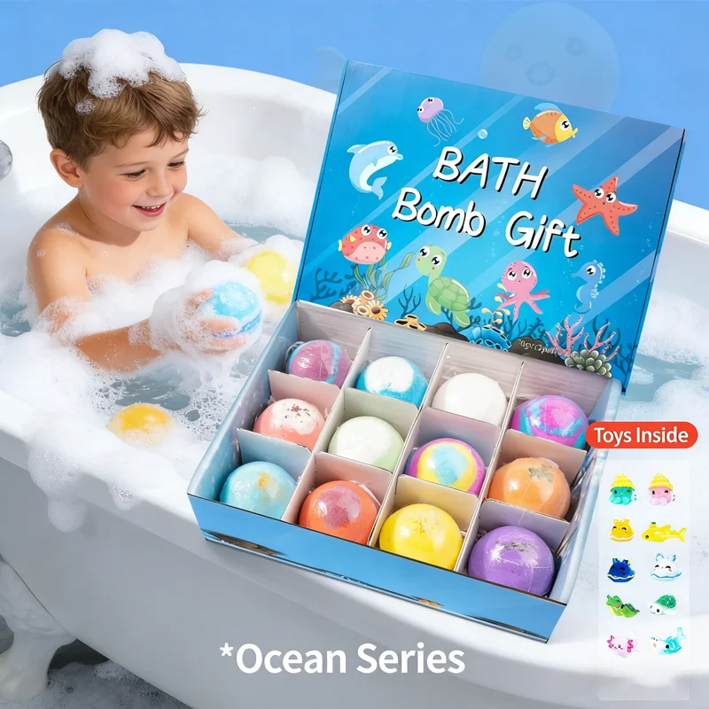 Bath Fizz Balls for Kids Natural Organic Hidden Toy Inside Children Holiday Bath Gift Set Toddler Bathtime Surprise
Bath Fizz Balls for Kids Natural Organic Hidden Toy Inside Children Holiday Bath Gift Set Toddler Bathtime Surprise