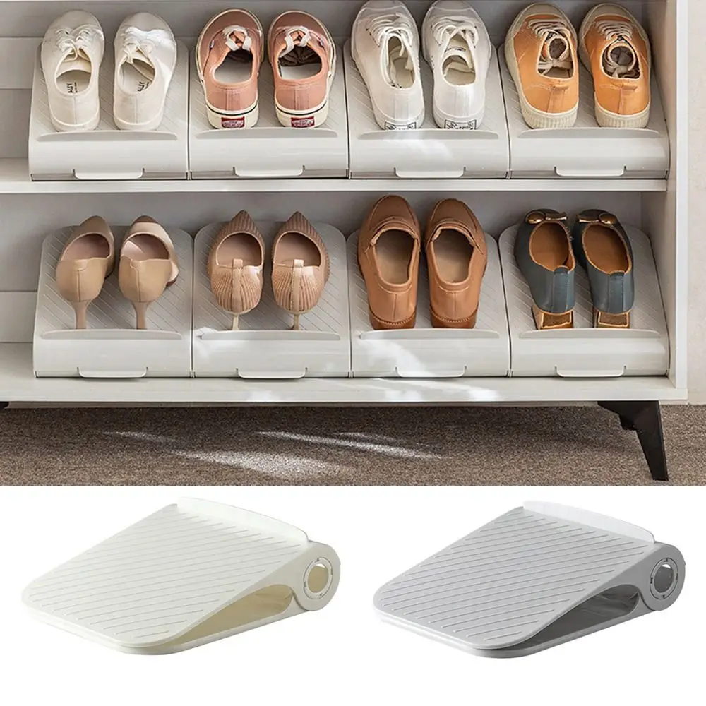 Durable Adjustable Shoe Storage Rack Anti-slip Plastic Shoe Holder Space Saving Shoe Display Hanger for Home
Durable Adjustable Shoe Storage Rack Anti-slip Plastic Shoe Holder Space Saving Shoe Display Hanger for Home