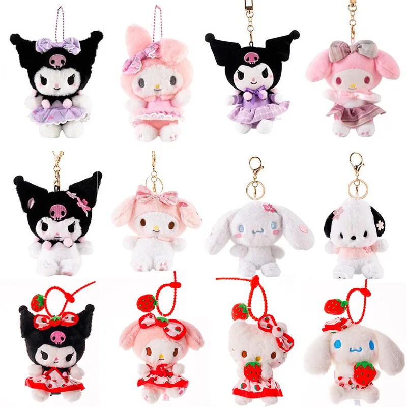 Брелок Hello Kitty Cinnamoroll Kuromi My Melody Pochacco, плюшевая игрушка, подвеска на рюкзак, милый мультяшный студенческий подарок
Брелок Hello Kitty Cinnamoroll Kuromi My Melody Pochacco, плюшевая игрушка, подвеска на рюкзак, милый мультяшный студенческий подарок