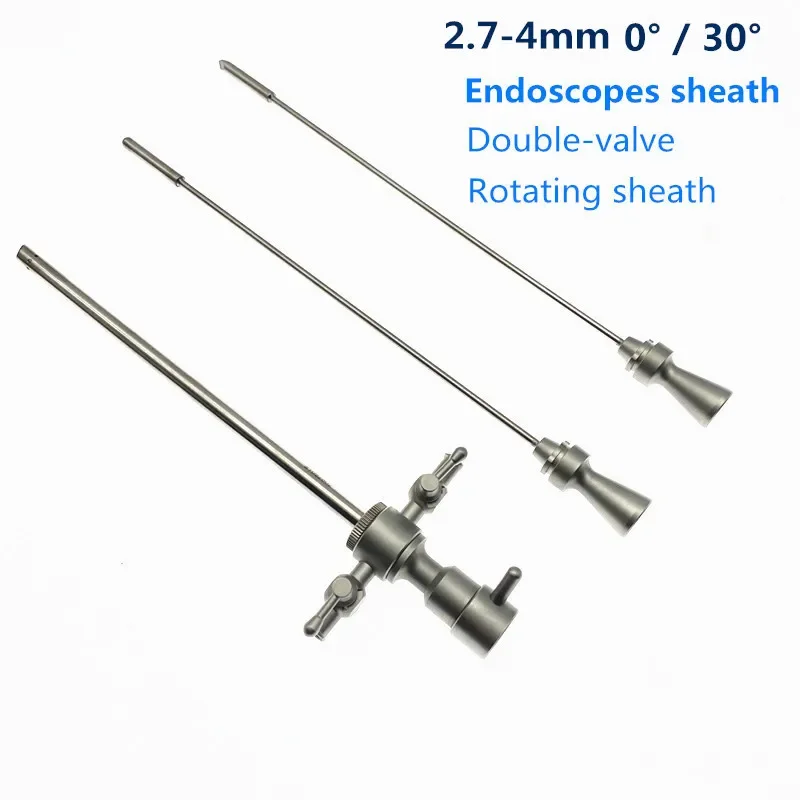 Endoscopes Rotating Sheath HD Medical Surgical Rigid 0/30 Degree 4X175mm 2.7X175mm 2.7X110mm ENT Endoscopes Sheath Double Valve
Endoscopes Rotating Sheath HD Medical Surgical Rigid 0/30 Degree 4X175mm 2.7X175mm 2.7X110mm ENT Endoscopes Sheath Double Valve