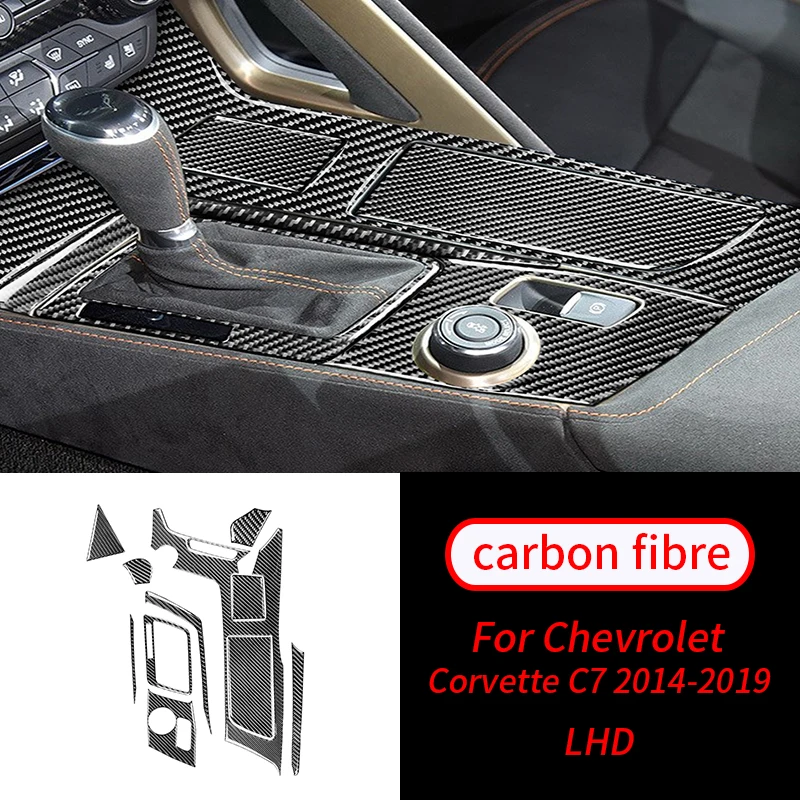 For Chevrolet Corvette C7 2014-2019 11PCS Real Carbon Fiber Gear/Cup Console Panel Sticker Trim Car Interior Accessories
For Chevrolet Corvette C7 2014-2019 11PCS Real Carbon Fiber Gear/Cup Console Panel Sticker Trim Car Interior Accessories