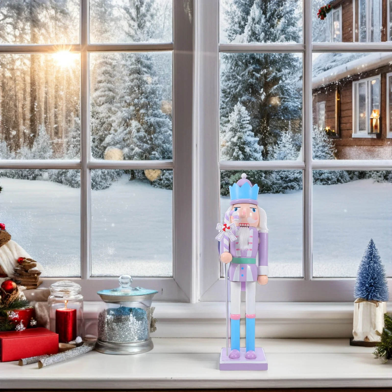 Wooden Christmas Nutcracker Soldier Holiday Decor Festive Table Mantel Decoration Xmas Nutcrackers Ornament
Wooden Christmas Nutcracker Soldier Holiday Decor Festive Table Mantel Decoration Xmas Nutcrackers Ornament