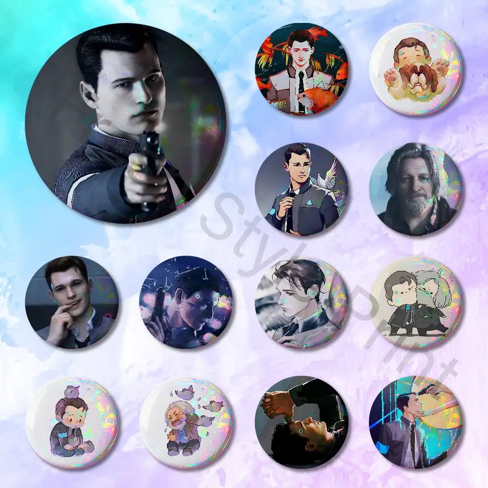 Game D-Detroit Become H-Human Enamel Pin Tinplate Round Brooch Cosplay Nijigen Otaku Culture Badges 58mm 44mm 32mm 75mm 25mm
Game D-Detroit Become H-Human Enamel Pin Tinplate Round Brooch Cosplay Nijigen Otaku Culture Badges 58mm 44mm 32mm 75mm 25mm