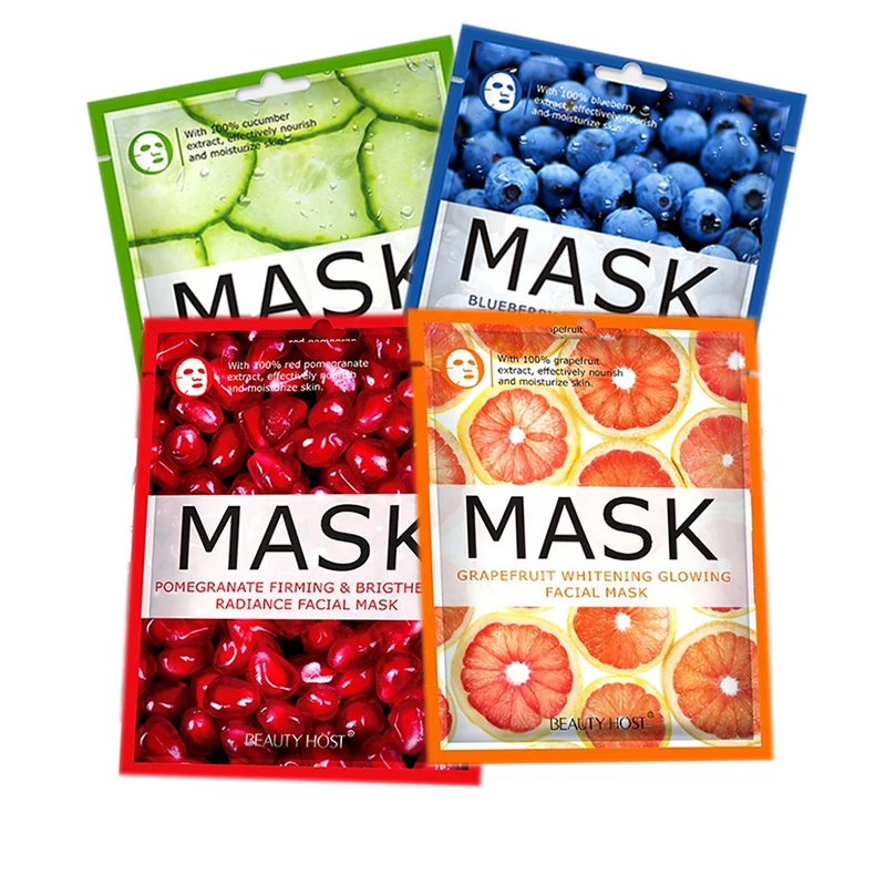 Skin Care Natural Fruit Extracts Hyaluronic Acid Facial Mask Moisturizing Blueberry Cucumber Pomegranate Sheet Face Masks 10pcs
Skin Care Natural Fruit Extracts Hyaluronic Acid Facial Mask Moisturizing Blueberry Cucumber Pomegranate Sheet Face Masks 10pcs