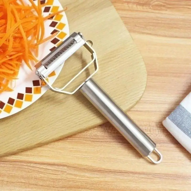 Vegetable Peeler High-quality Stainless Steel Potato Cucumber Carrot Fruit Peelers Household Multifunctional Kitchen Accessory
Vegetable Peeler High-quality Stainless Steel Potato Cucumber Carrot Fruit Peelers Household Multifunctional Kitchen Accessory