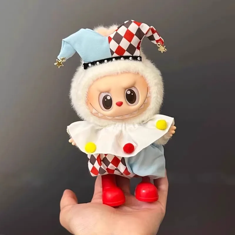 For/clothe 17cm Labubu Clothes V1v2v3 Labubu Doll Dress Circus Clown's Overalls Fabric Clothes Cute Doll Clothes For Changing
For/clothe 17cm Labubu Clothes V1v2v3 Labubu Doll Dress Circus Clown's Overalls Fabric Clothes Cute Doll Clothes For Changing