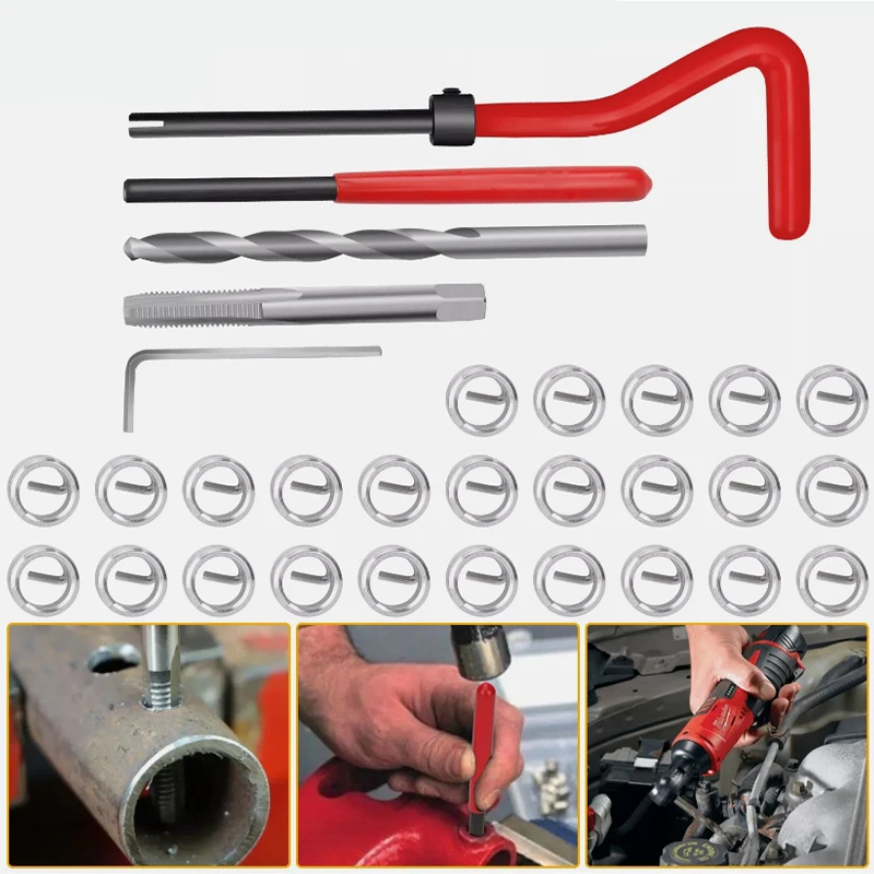 30 шт. M-12 гаечный ключ для ремонта резьбы из нержавеющей стали, вставки, сверло, замена спирального инструмента для ремонта автомобиля
30 шт. M-12 гаечный ключ для ремонта резьбы из нержавеющей стали, вставки, сверло, замена спирального инструмента для ремонта автомобиля