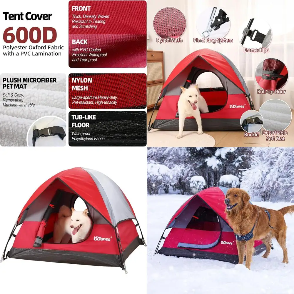 Portable Large Dog Bed with Soft Pad, Suitable for Indoor and Outdoor Use, 42 x 42 x 32 Inches
Portable Large Dog Bed with Soft Pad, Suitable for Indoor and Outdoor Use, 42 x 42 x 32 Inches