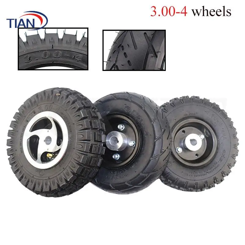 3.00-4 Scooter wheels Mini ATV 17mm /19mm Keyway wheel hub and wheel tire inner tire Off Road pattern tyre kit
3.00-4 Scooter wheels Mini ATV 17mm /19mm Keyway wheel hub and wheel tire inner tire Off Road pattern tyre kit