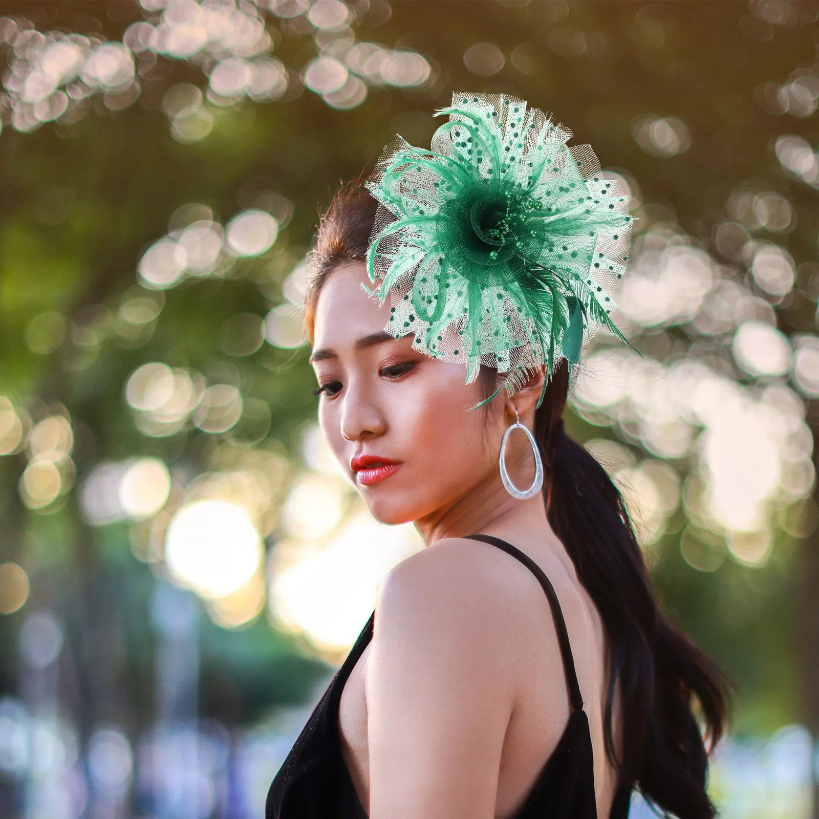 Green Mesh Fascinators Women Bridal Hair Accessories Wedding Tea Party Halloween Headdress Lightweight Comfortable H made
Green Mesh Fascinators Women Bridal Hair Accessories Wedding Tea Party Halloween Headdress Lightweight Comfortable H made