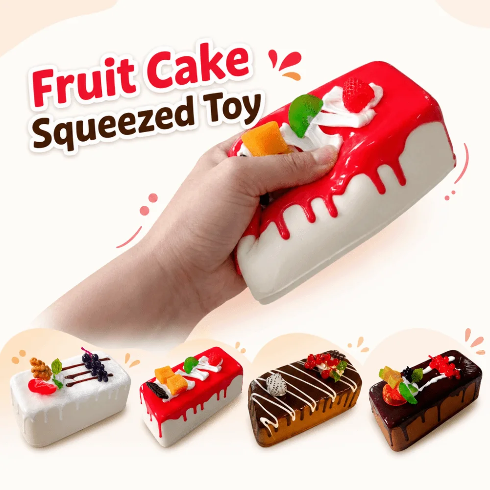Creative Fruit Cake Squeezed Toy Super Soft Comfortable Slow Rebound Fidget Toy Kneading Anxiety Relief Realistic Food Pinch
Creative Fruit Cake Squeezed Toy Super Soft Comfortable Slow Rebound Fidget Toy Kneading Anxiety Relief Realistic Food Pinch
