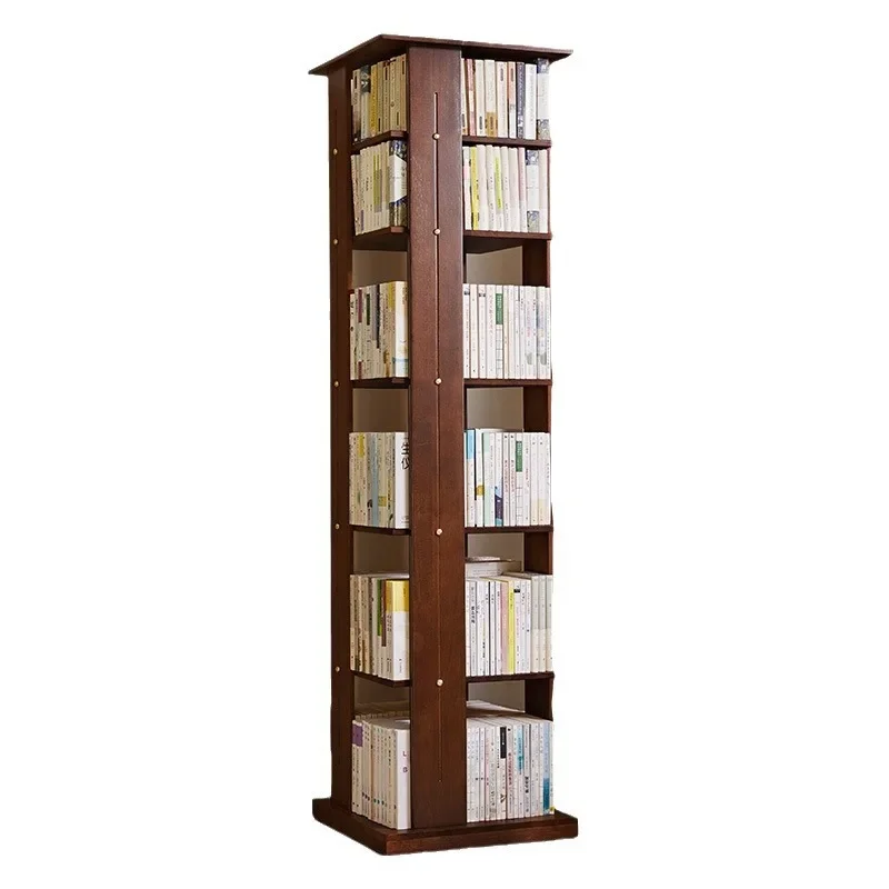 Solid wood mobile rotating bookshelf household vertical living room corner shelf student with wheel floor multi-layer
Solid wood mobile rotating bookshelf household vertical living room corner shelf student with wheel floor multi-layer