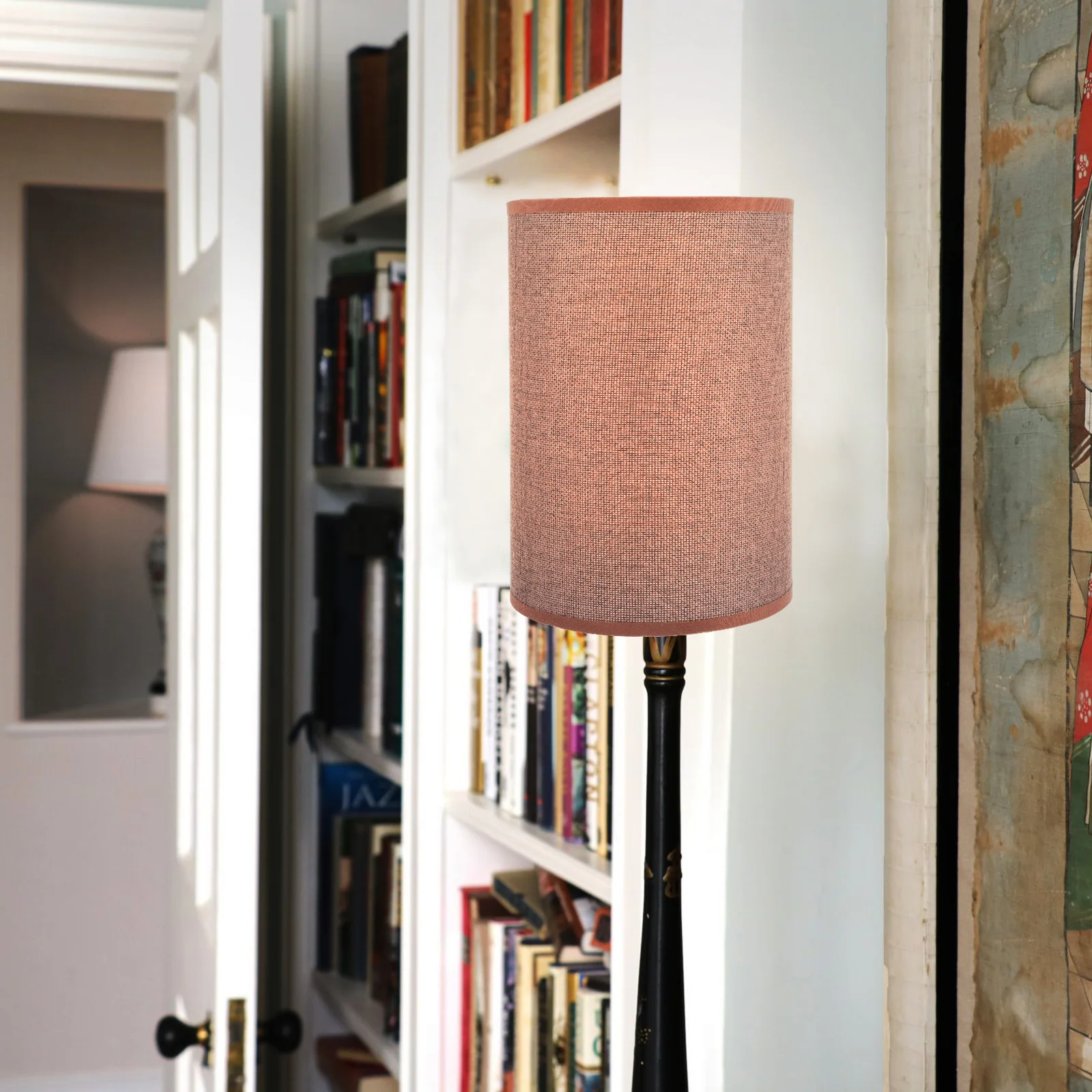 Retro Modern Lampshade Tall Cloth Light Cover Cylinder Shade for Light Shades Table Lamp 6 Inches Warm Premium
Retro Modern Lampshade Tall Cloth Light Cover Cylinder Shade for Light Shades Table Lamp 6 Inches Warm Premium
