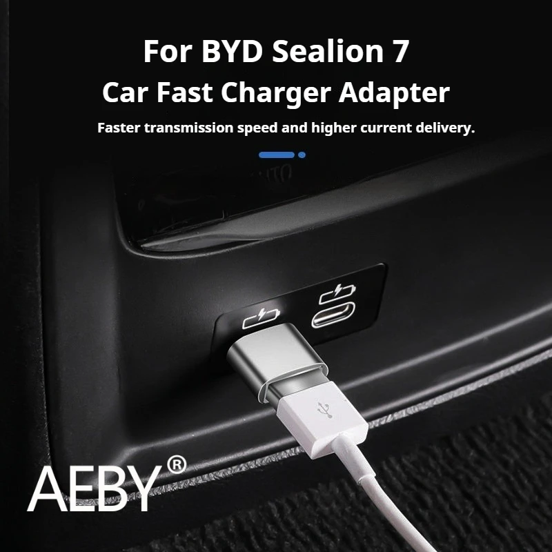 AEBY For BYD Sealion 7 2024 Car Charger Adapter, Type C to USB 3.0 OTG Converter, Fast Data Transfer for U Disk Flash Drive
AEBY For BYD Sealion 7 2024 Car Charger Adapter, Type C to USB 3.0 OTG Converter, Fast Data Transfer for U Disk Flash Drive
