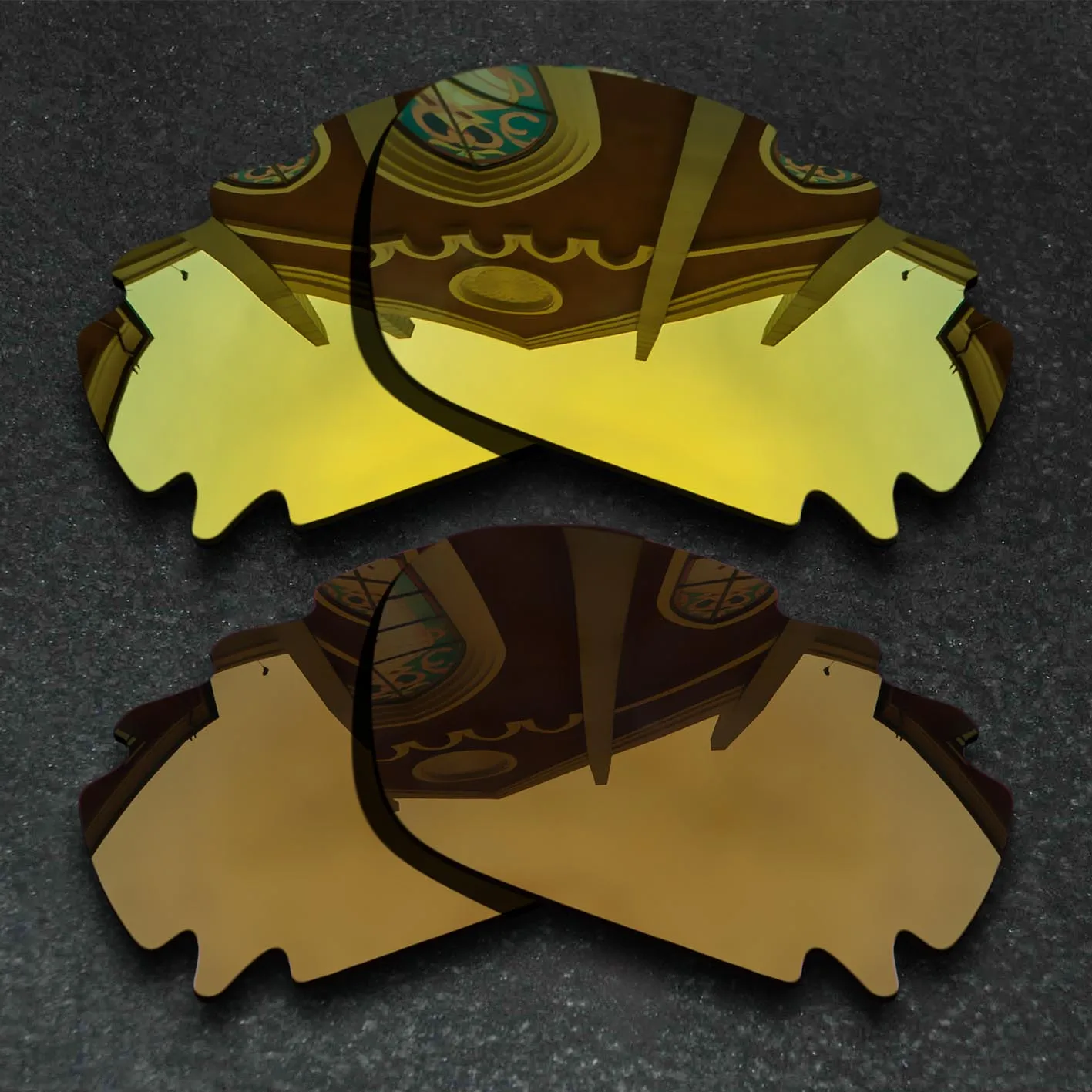 2SETS Yellow Golden&Bronze Copper Sunglasses Polarized Replacement Lenses for Oakley Jawbone Vented Racing Jacket
2SETS Yellow Golden&Bronze Copper Sunglasses Polarized Replacement Lenses for Oakley Jawbone Vented Racing Jacket