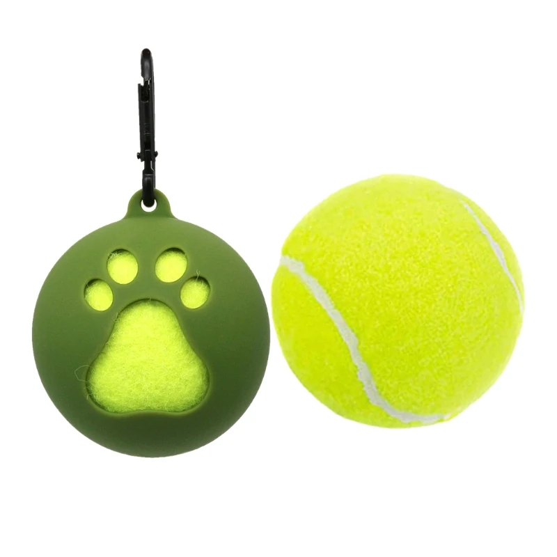 Standard Tennis Ball Holder Portable Pet Ball Cover Holder with Rubber Tennis Ball for Easy Outdoor Adventures D5QD
Standard Tennis Ball Holder Portable Pet Ball Cover Holder with Rubber Tennis Ball for Easy Outdoor Adventures D5QD