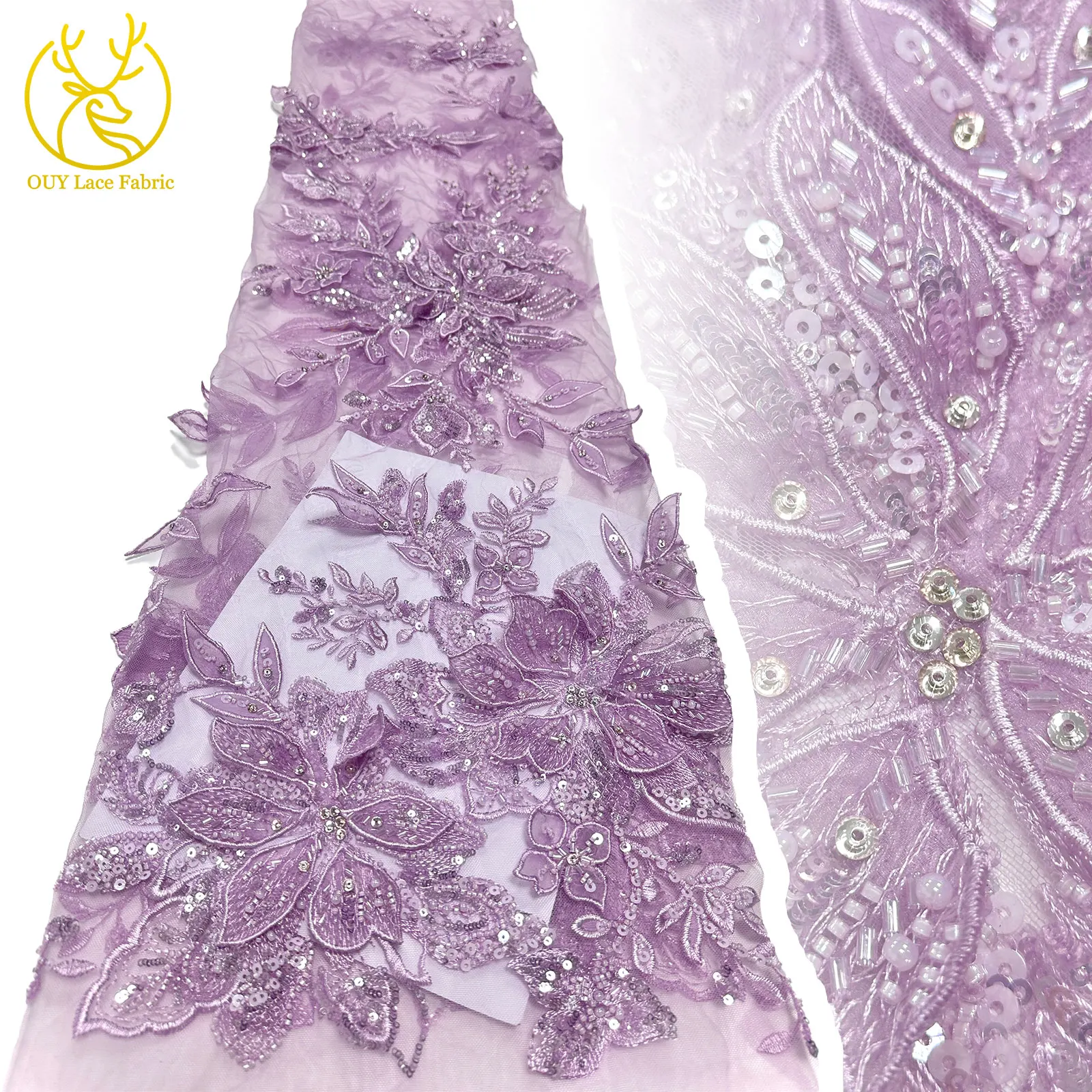 3D Lace Embroidery Lace French Sequins Tulle Lace Fabric High Grade African Beaded Lace Fabric Party Wedding Dress Material
3D Lace Embroidery Lace French Sequins Tulle Lace Fabric High Grade African Beaded Lace Fabric Party Wedding Dress Material