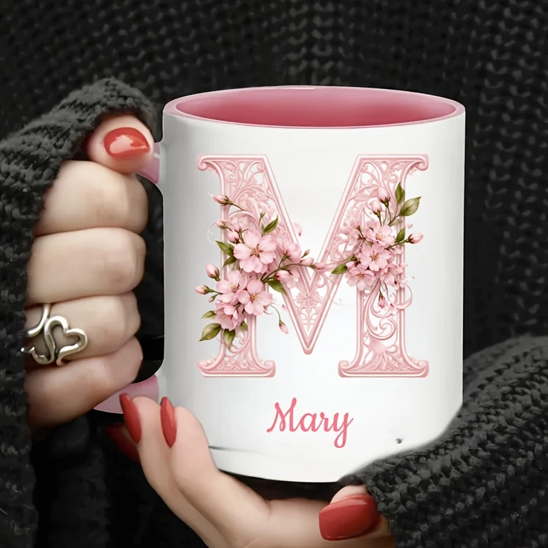 A personalized floral letter coffee mug with customizable name design—the perfect gift for a friend.
A personalized floral letter coffee mug with customizable name design—the perfect gift for a friend.
