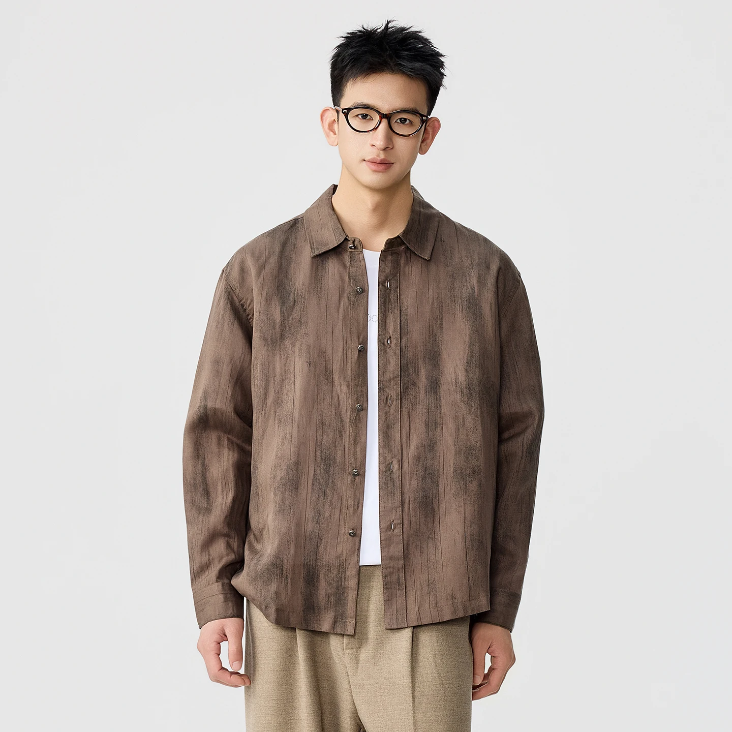 Men's Business Casual Fashion Loose Vintage Long Sleeve Lightweight Breathable Commute Shirt Male Cityboy Plus Size Shirts
Men's Business Casual Fashion Loose Vintage Long Sleeve Lightweight Breathable Commute Shirt Male Cityboy Plus Size Shirts