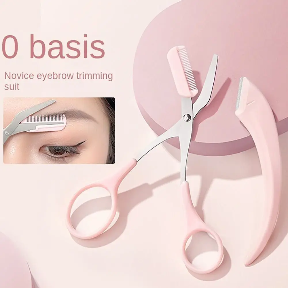 Professional with Comb Eyebrow Trimmer Stainless Steel Ultra-Smooth Eyebrow Scissors Multifounction Brow Trimmer Female Male
Professional with Comb Eyebrow Trimmer Stainless Steel Ultra-Smooth Eyebrow Scissors Multifounction Brow Trimmer Female Male