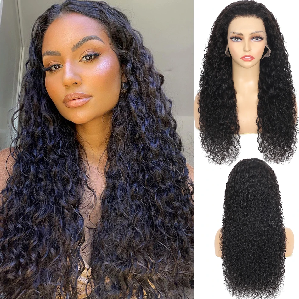 100% Virgin Human Hair Water Wave 13x6 HD Lace Front Wigs Pre Plucked 200 Density Deep Part Deep Curly Closure Wig For Women 30
100% Virgin Human Hair Water Wave 13x6 HD Lace Front Wigs Pre Plucked 200 Density Deep Part Deep Curly Closure Wig For Women 30