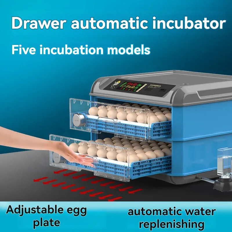 Полностью автоматическая инкубационная машина, инкубатор для яиц емкостью 36-64, 110 В/220 В/12 В, ролик для цыплят, автоматический контроль температуры и влажности
Полностью автоматическая инкубационная машина, инкубатор для яиц емкостью 36-64, 110 В/220 В/12 В, ролик для цыплят, автоматический контроль температуры и влажности