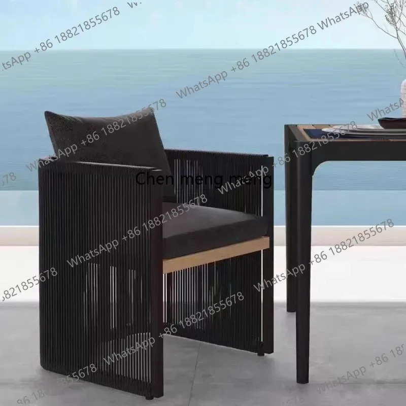 E182 Outdoor Deck Patio Garden Casual Simple Rope Weaving Dining Chair
E182 Outdoor Deck Patio Garden Casual Simple Rope Weaving Dining Chair