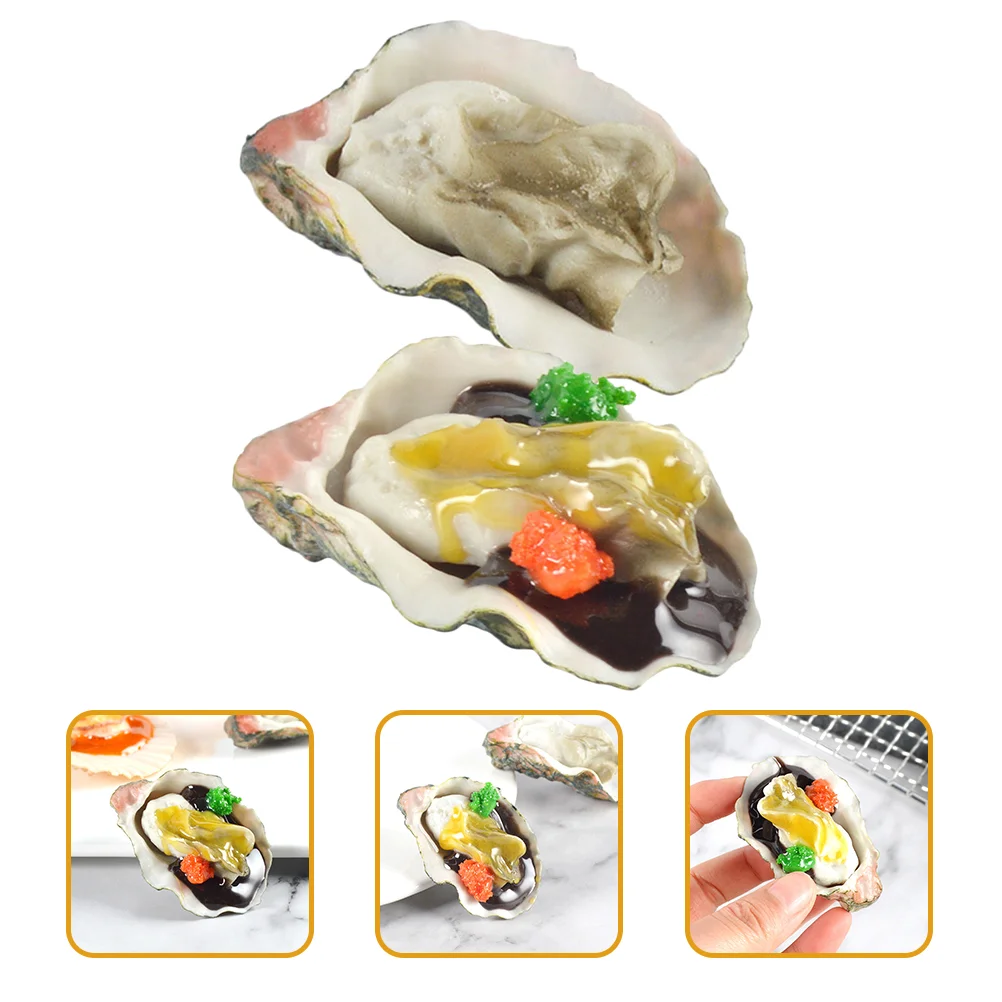 6 Pcs Artificial Simulated Oysters Child Decor Simulation Food Model Pvc Seafood Decoration
6 Pcs Artificial Simulated Oysters Child Decor Simulation Food Model Pvc Seafood Decoration