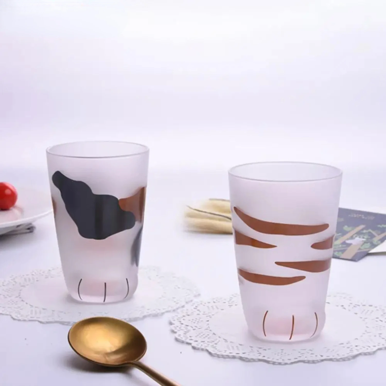 300 ml Office, Cat Claw Shape Cup Gift Dull Polish Glass Cup Mug Glass Utensils
300 ml Office, Cat Claw Shape Cup Gift Dull Polish Glass Cup Mug Glass Utensils